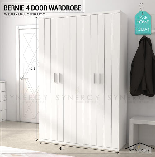 Bernie Series 4 Door Wardrobe - RM 269